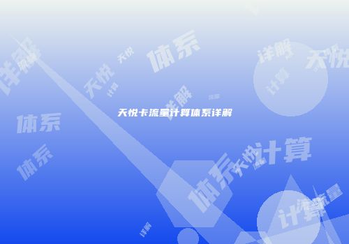 天悦卡流量计算体系详解