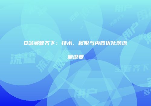 B站多管齐下:技术、权限与内容优化防流量浪费